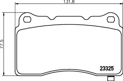HELLA PAGID 8DB355015481 Bremžu uzliku kompl