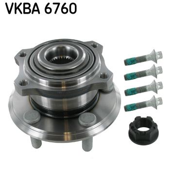 Riteņa rumbas gultņa komplekts SKF VKBA 6760