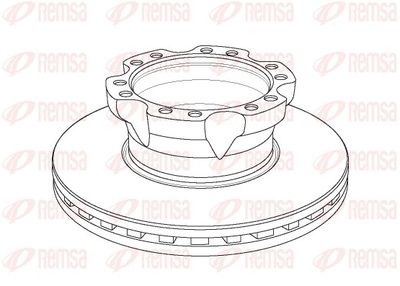 Тормозной диск REMSA NCA1154.20