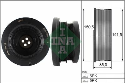 Ременный шкив, коленчатый вал Schaeffler INA 544 0148 10