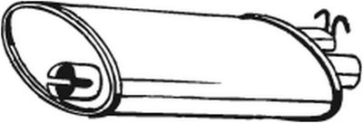 Глушитель выхлопных газов конечный BOSAL 235-003