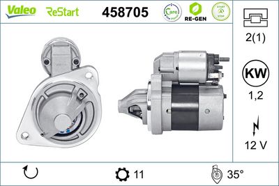Стартер VALEO 458705