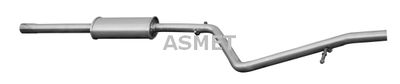 Средний глушитель выхлопных газов ASMET 10.105