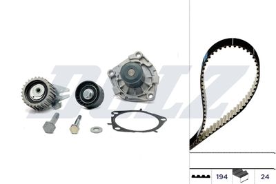 Водяной насос + комплект зубчатого ремня DOLZ KD109