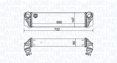 Интеркулер MAGNETI MARELLI 351319205570