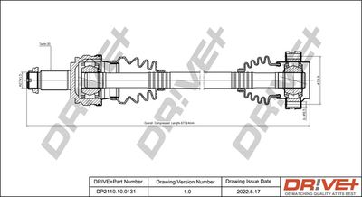 Приводной вал Dr!ve+ DP2110.10.0131