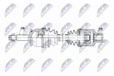 Приводной вал NTY NPW-DW-076