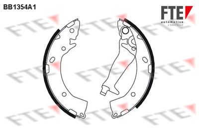 Bremžu loku komplekts FTE 9100104