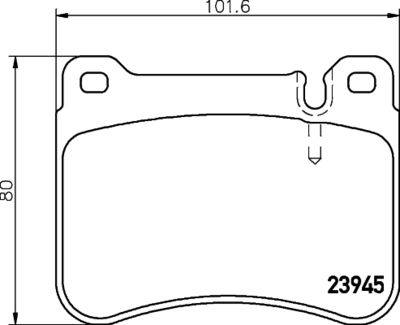 Bremžu uzliku kompl., Disku bremzes HELLA PAGID 8DB 355 006-541