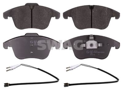 Комплект тормозных колодок, дисковый тормоз SWAG 15 11 6380