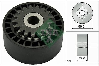 Spriegotājrullītis, Ķīļrievu siksna Schaeffler INA 531 0744 10