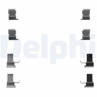 Piederumu komplekts, Disku bremžu uzlikas DELPHI LX0259