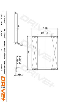 Масляный фильтр Dr!ve+ DP1110.11.0034