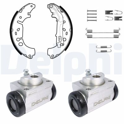 Комплект тормозных колодок DELPHI KP1136