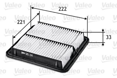 Gaisa filtrs VALEO 585334