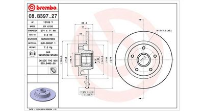 Тормозной диск MAGNETI MARELLI 360406136600