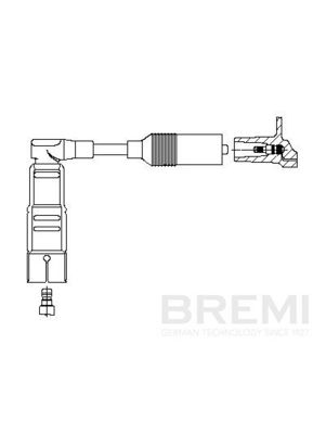 Augstsprieguma vads BREMI 1A17/58