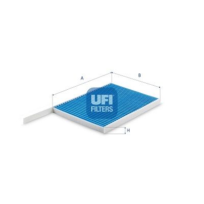 Фильтр, воздух во внутренном пространстве UFI 34.233.00