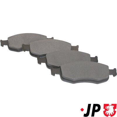 Комплект тормозных колодок, дисковый тормоз JP GROUP 1563600310