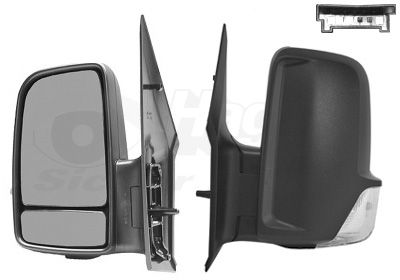 Ārējais atpakaļskata spogulis VAN WEZEL 3077811