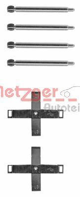 Комплектующие, колодки дискового тормоза METZGER 109-1271