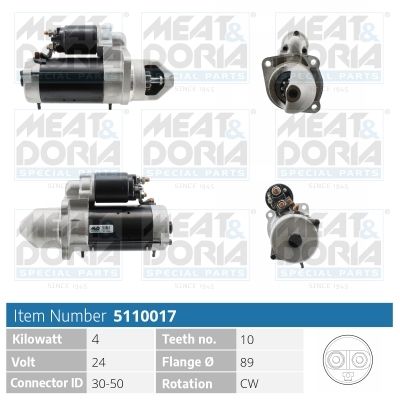 Стартер MEAT & DORIA 5110017