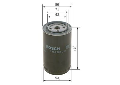 Масляный фильтр BOSCH 0 451 203 010