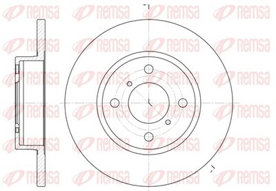 Тормозной диск REMSA 6621.00