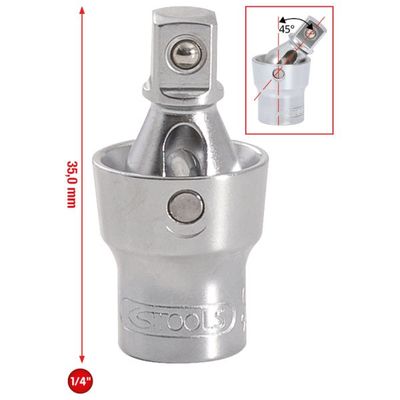 Карданчик, торцовый гаечный ключ KS TOOLS 917.1450