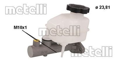 Galvenais bremžu cilindrs METELLI 05-0824