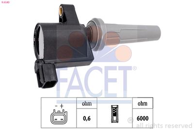 Катушка зажигания FACET 9.6540