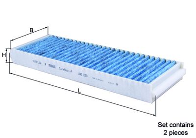 Фильтр, воздух во внутренном пространстве KNECHT LAO 239/S