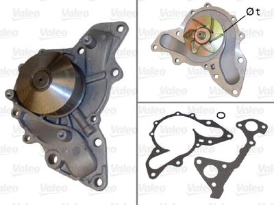 Ūdens sūknis, dzinēja dzesēšana VALEO 506935