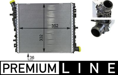 Radiators, Motora dzesēšanas sistēma MAHLE CR78000P