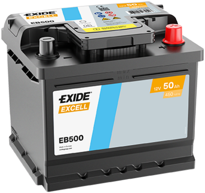 Стартерная аккумуляторная батарея EXIDE EB500