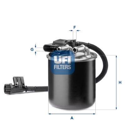Degvielas filtrs UFI 24.193.00