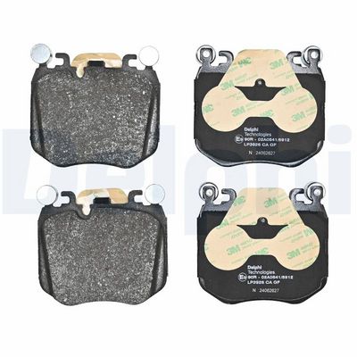 Bremžu uzliku kompl., Disku bremzes DELPHI LP3926