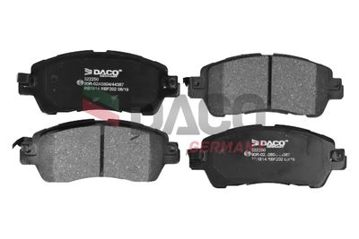Bremžu uzliku kompl., Disku bremzes DACO 322250