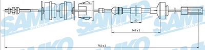 Трос, управление сцеплением SAMKO C0338C