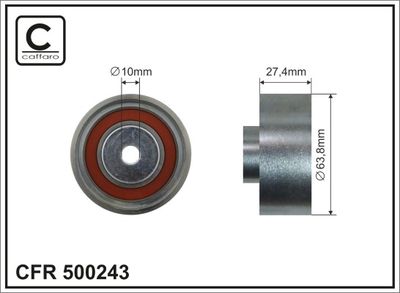 Parazīt-/Vadrullītis, Ķīļrievu siksna CAFFARO 500243