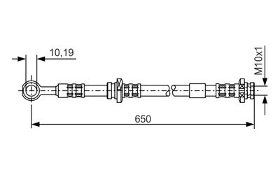 Тормозной шланг BOSCH 1 987 476 364