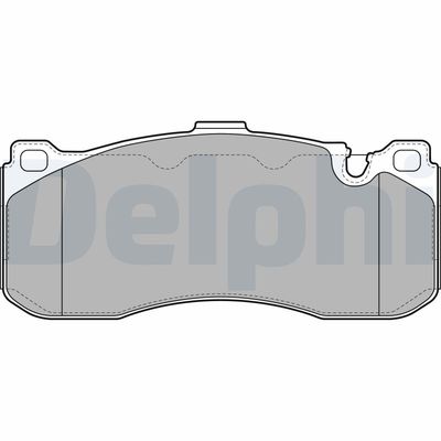 Комплект тормозных колодок, дисковый тормоз DELPHI LP2131