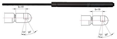 Газовая пружина, крышка багажник METZGER 2110046