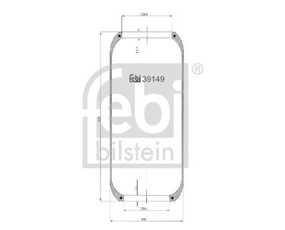 Pneimoatsperes spilvens, Pneimopiekare FEBI BILSTEIN 39149