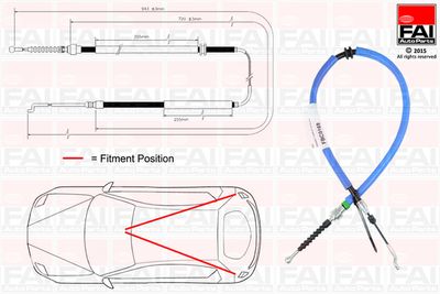 Trose, Stāvbremžu sistēma FAI AutoParts FBC0169