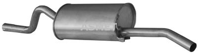 Глушитель выхлопных газов конечный ASMET 10.076