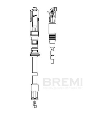 Провод зажигания BREMI 198/82