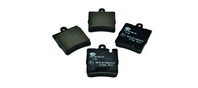 Bremžu uzliku kompl., Disku bremzes HELLA 8DB 355 008-451