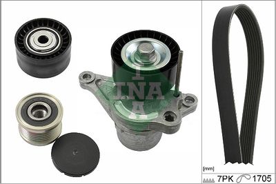 Поликлиновой ременный комплект Schaeffler INA 529 0423 20