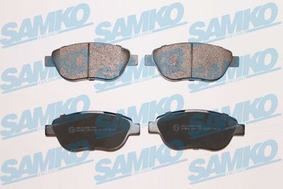 Комплект тормозных колодок, дисковый тормоз SAMKO 5SP1192